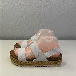 Women's White Espadrille Sandals